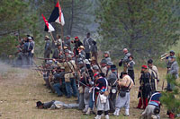 Confederates on the Firing Line