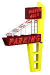The Pigeon Hole Parking sign.